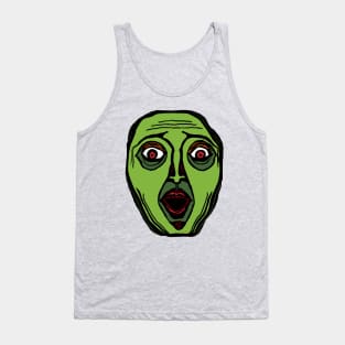 Fright Face (transparent) Tank Top